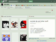 Tablet Screenshot of nico-doll.deviantart.com