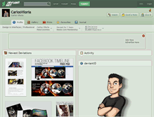 Tablet Screenshot of carlosviloria.deviantart.com