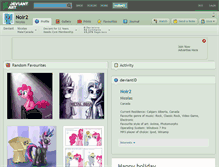 Tablet Screenshot of noir2.deviantart.com