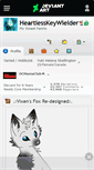 Mobile Screenshot of heartlesskeywielder.deviantart.com