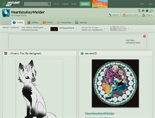 Tablet Screenshot of heartlesskeywielder.deviantart.com