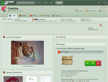 Tablet Screenshot of chanzina.deviantart.com