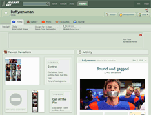 Tablet Screenshot of buffyxenaman.deviantart.com