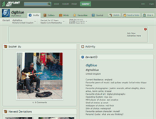 Tablet Screenshot of digiblue.deviantart.com