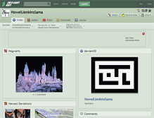 Tablet Screenshot of howelljenkinssama.deviantart.com