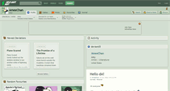 Desktop Screenshot of ameechan.deviantart.com