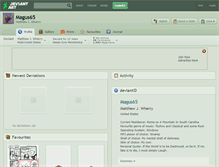 Tablet Screenshot of magus65.deviantart.com