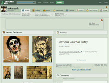 Tablet Screenshot of erkanayik.deviantart.com