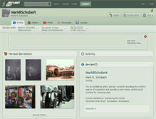 Tablet Screenshot of markrschubert.deviantart.com