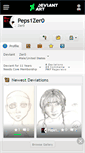 Mobile Screenshot of peps1zer0.deviantart.com