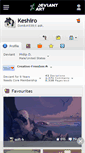Mobile Screenshot of keshiro.deviantart.com