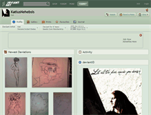 Tablet Screenshot of katiusnehebsis.deviantart.com