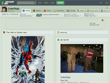 Tablet Screenshot of colordojo.deviantart.com