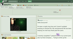 Desktop Screenshot of deepmellow.deviantart.com