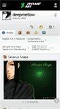 Mobile Screenshot of deepmellow.deviantart.com