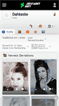 Mobile Screenshot of dahteste.deviantart.com