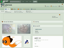 Tablet Screenshot of nattertools.deviantart.com