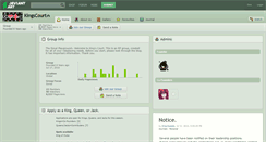 Desktop Screenshot of kingscourt.deviantart.com
