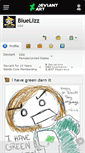 Mobile Screenshot of bluelizz.deviantart.com