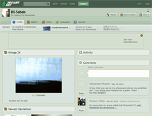 Tablet Screenshot of bil-sabab.deviantart.com