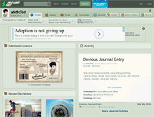 Tablet Screenshot of andicted.deviantart.com