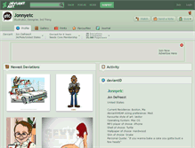 Tablet Screenshot of jonnyetc.deviantart.com