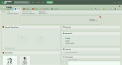 Desktop Screenshot of lurgy.deviantart.com