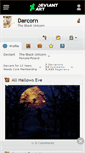 Mobile Screenshot of darcorn.deviantart.com