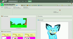 Desktop Screenshot of jim-the-blue-pichu.deviantart.com