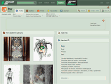 Tablet Screenshot of buy.deviantart.com