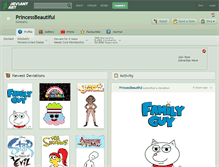 Tablet Screenshot of princessbeautiful.deviantart.com
