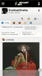 Mobile Screenshot of evelinaoliveira.deviantart.com