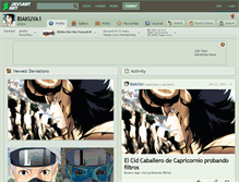 Tablet Screenshot of biakuya1.deviantart.com