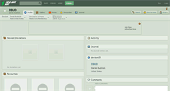 Desktop Screenshot of dbud.deviantart.com