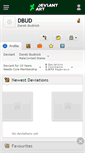 Mobile Screenshot of dbud.deviantart.com