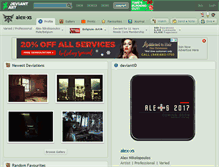 Tablet Screenshot of alex-xs.deviantart.com