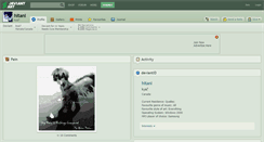 Desktop Screenshot of hitani.deviantart.com
