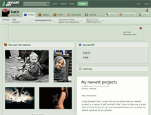 Tablet Screenshot of kat3r.deviantart.com