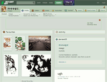 Tablet Screenshot of m-e-a-g-z.deviantart.com
