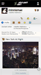 Mobile Screenshot of minniemae.deviantart.com