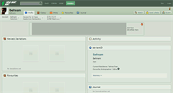 Desktop Screenshot of ibehnam.deviantart.com