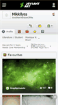 Mobile Screenshot of nikkilyss.deviantart.com