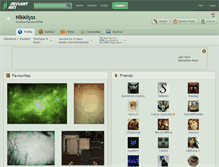 Tablet Screenshot of nikkilyss.deviantart.com