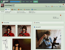 Tablet Screenshot of commissar117.deviantart.com