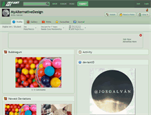 Tablet Screenshot of myalternativedesign.deviantart.com