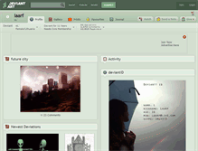 Tablet Screenshot of laarf.deviantart.com