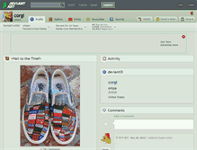 Tablet Screenshot of corgi.deviantart.com