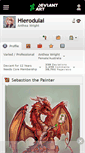 Mobile Screenshot of hierodulai.deviantart.com