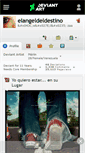 Mobile Screenshot of elangeldeldestino.deviantart.com