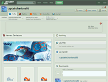 Tablet Screenshot of captaincharisma86.deviantart.com